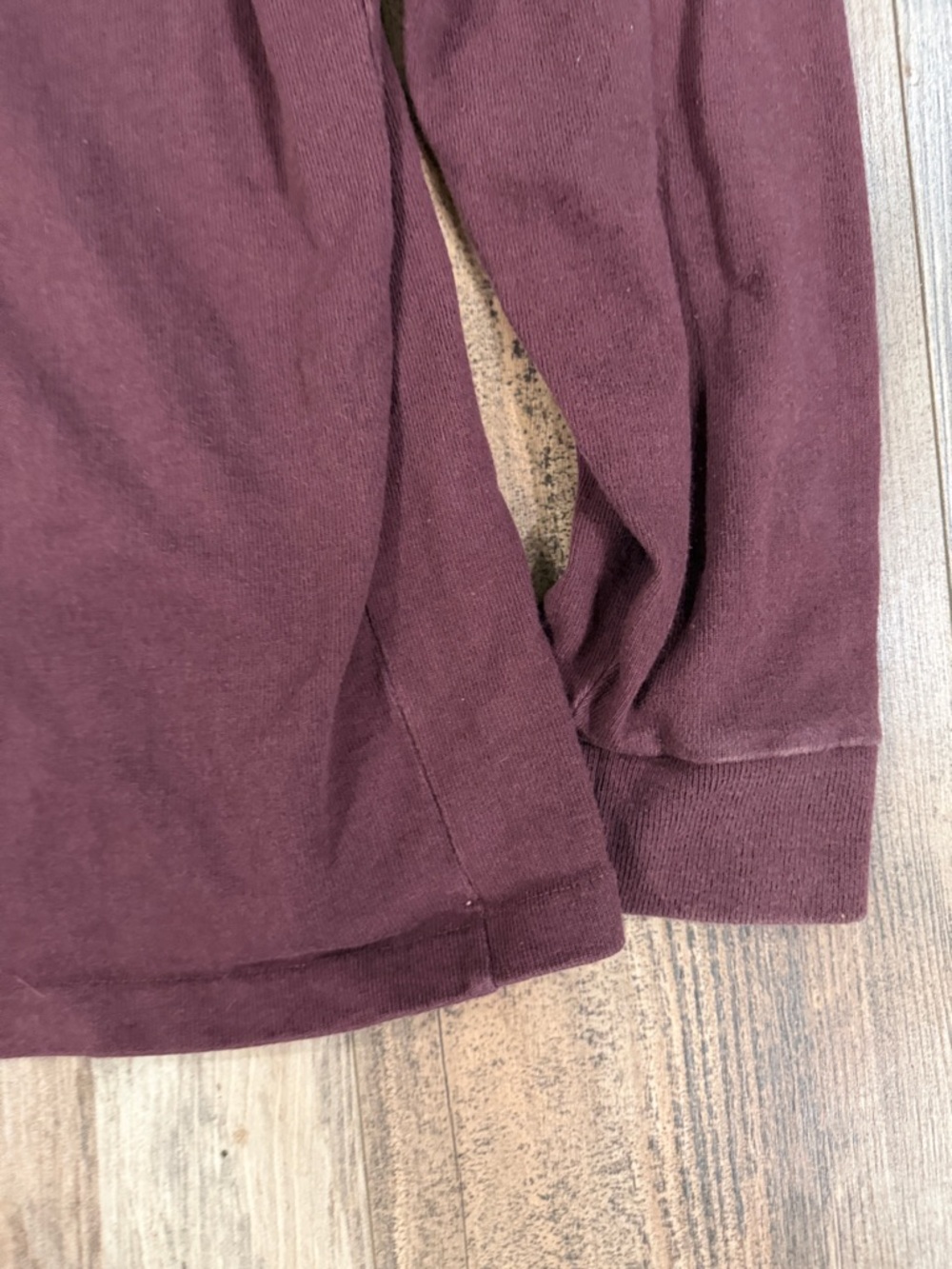 Madewell Allday Crewneck Pocket Tee Wine Men Size L - Picture 8 of 11